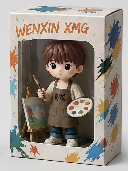 WENXIN XMG潮玩盲盒-16款可爱职业系列-80源码网